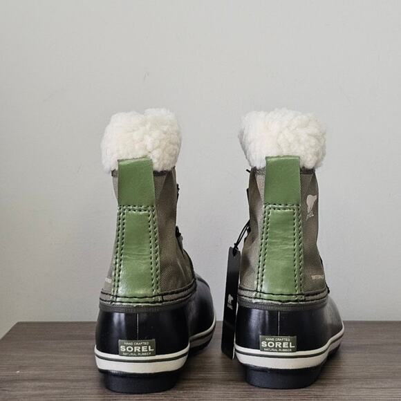 Sorel Children' Yoot Pac Waterproof Boots Nylon Size 12 Green NWT - Picture 5 of 8